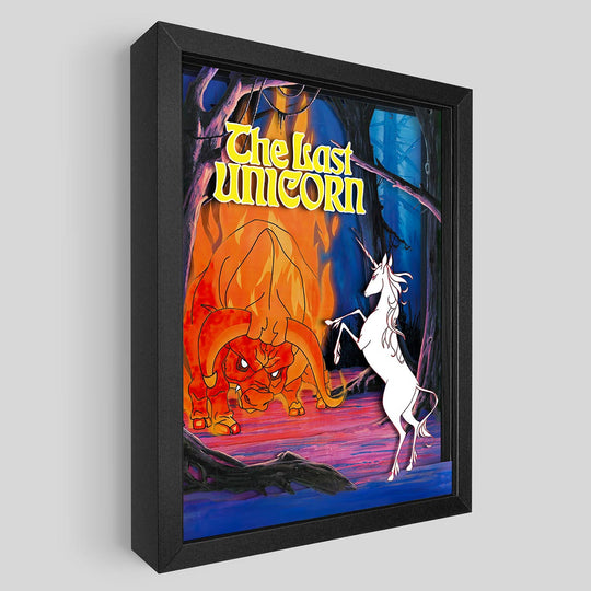 The Last Unicorn Shadowbox Art