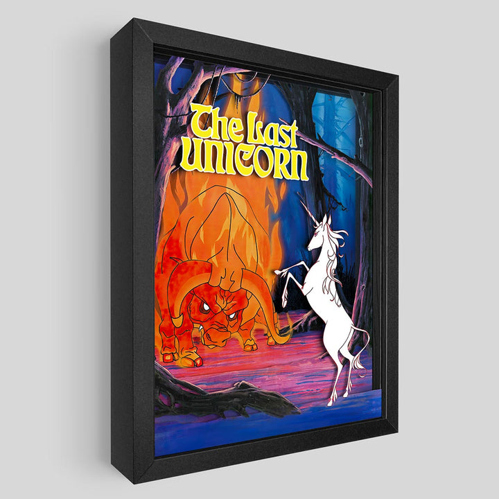 The Last Unicorn Shadowbox Art