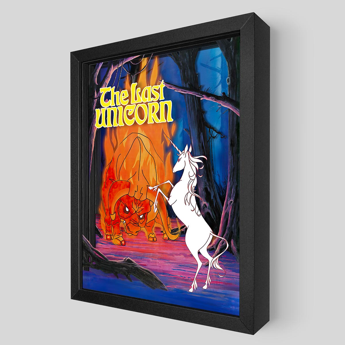 The Last Unicorn Shadowbox Art