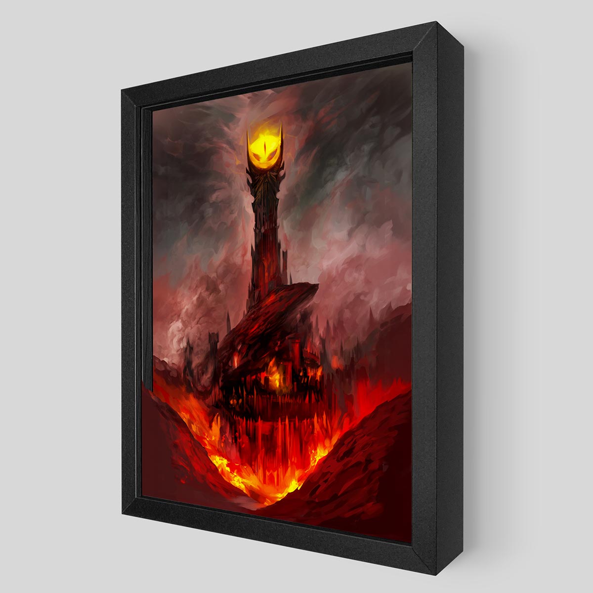 LED Darkspire Shadowbox Art