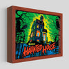 LED Haunted House Pinball Shadowbox Art