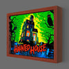 LED Haunted House Pinball Shadowbox Art