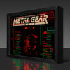 LED Metal Gear Solid Shadowbox Art