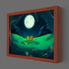 LED Moonlight Dance Shadowbox Art