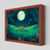 LED Moonlight Dance Shadowbox Art