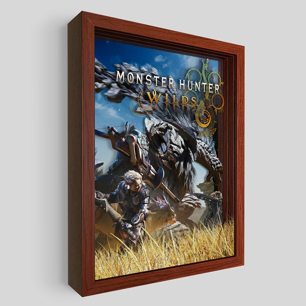 Monster Hunter Wilds Shadowbox Art