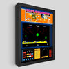 Missile Command Arcade Shadowbox Art