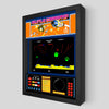Missile Command Arcade Shadowbox Art