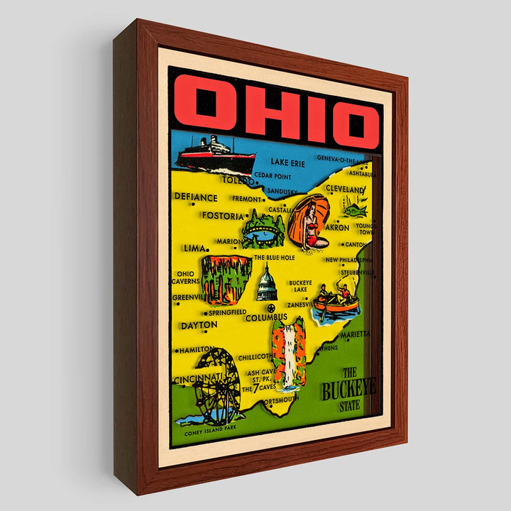 Ohio Shadowbox Art