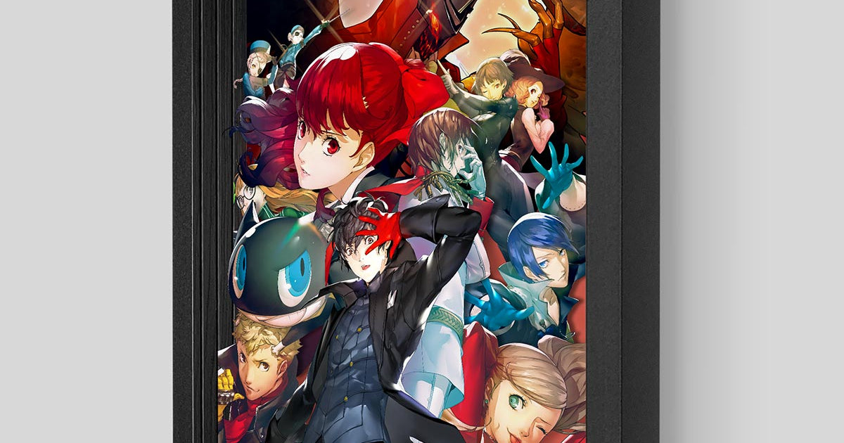 persona 5 booster box Persona 5 Royal Shadowbox Art