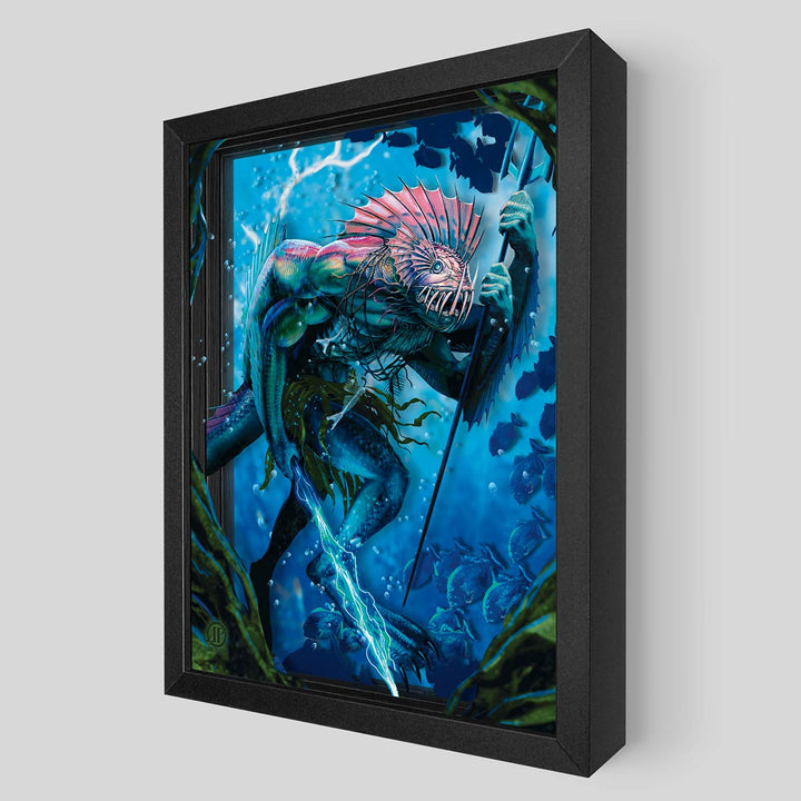 Terror of the Deep Shadowbox Art
