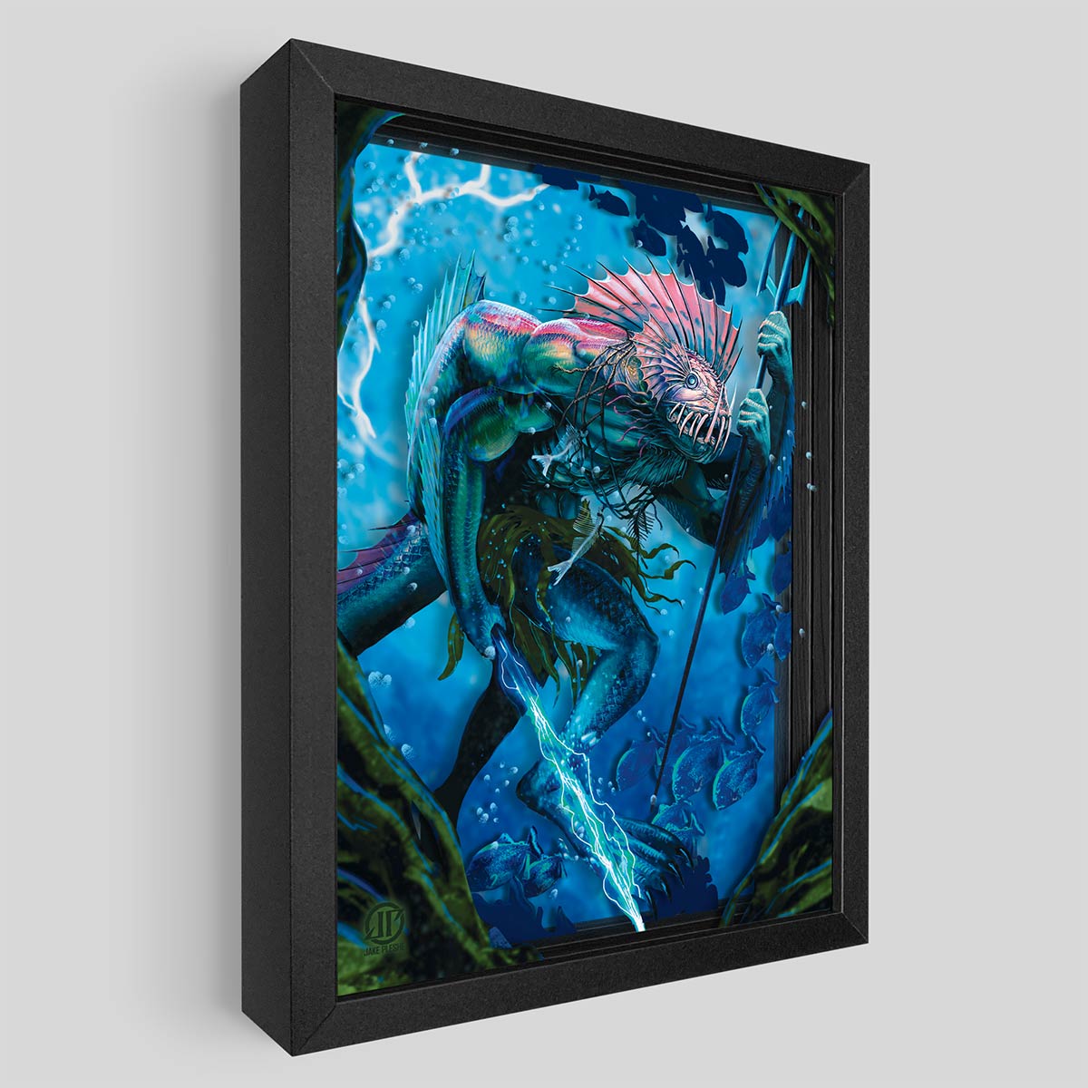 Terror of the Deep Shadowbox Art