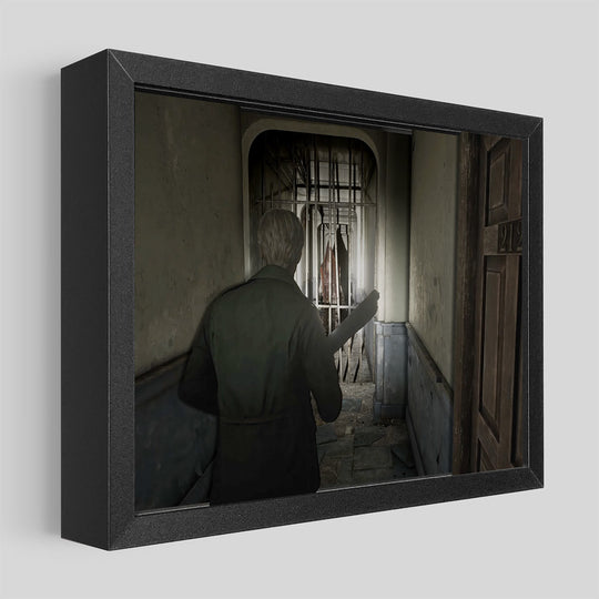 Pyramid Head Shadowbox Art