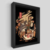 Ramen Pool Party Shadowbox Art