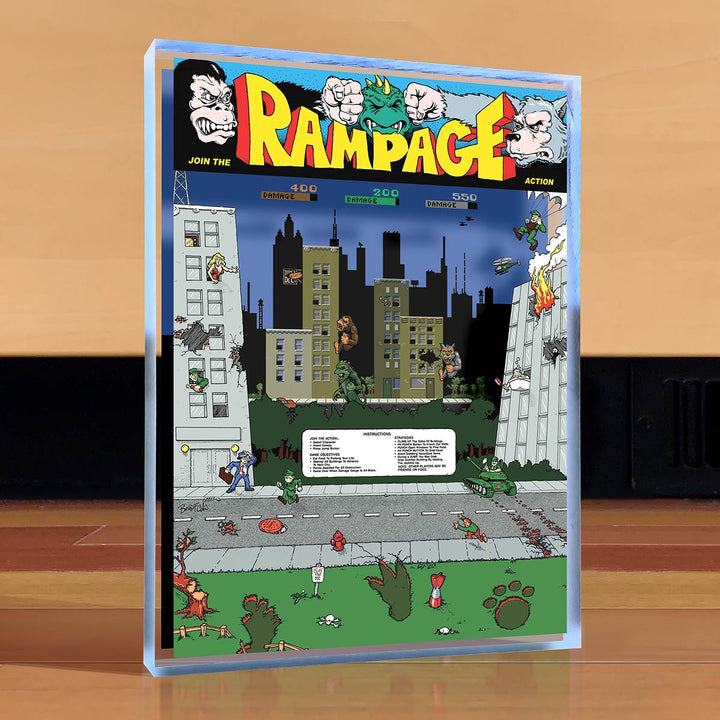 Rampage Arcade Desktop Art