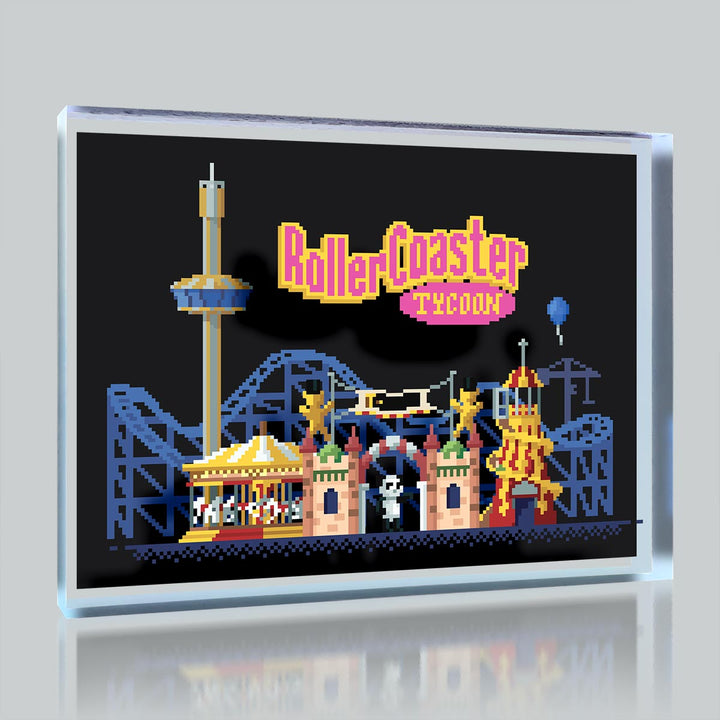 Rollercoaster Tycoon 8-Bit Desktop Art