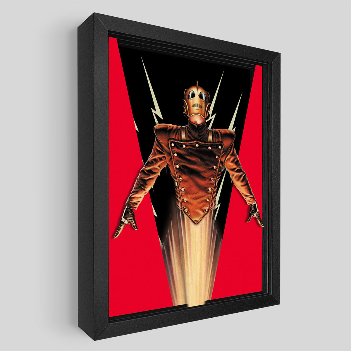 The Rocketeer Shadowbox Art