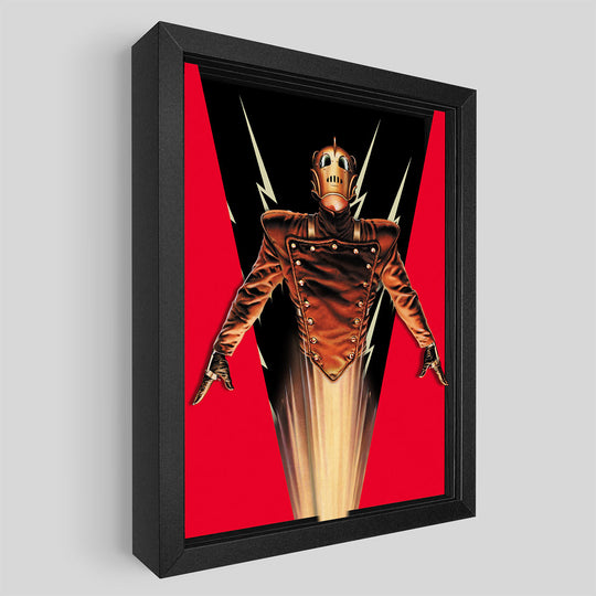 The Rocketeer Shadowbox Art