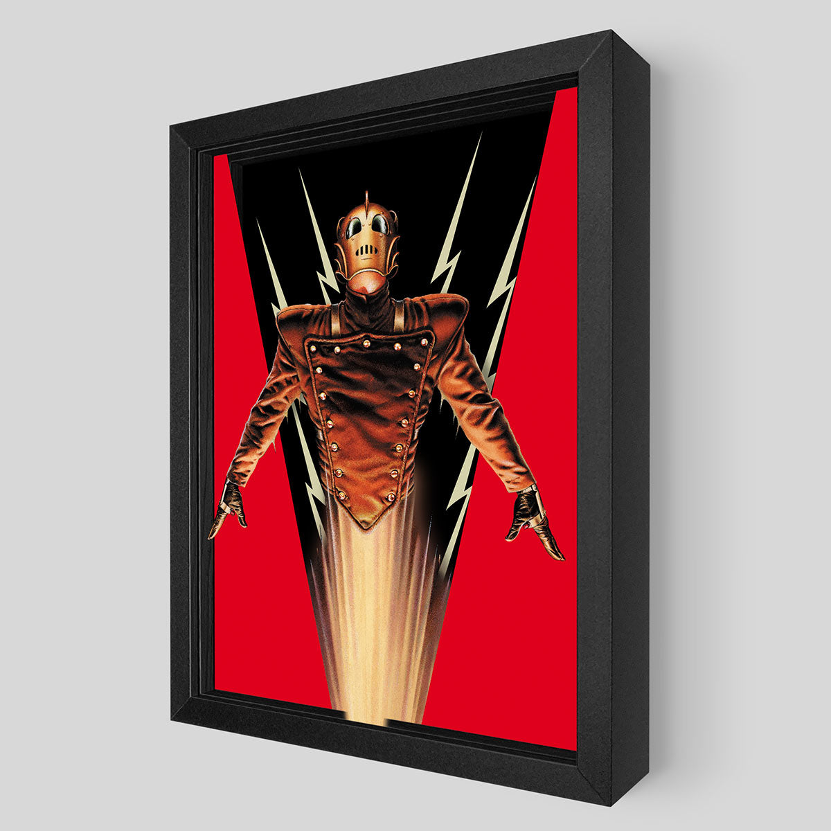 The Rocketeer Shadowbox Art