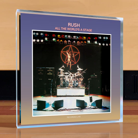 Rush All The World's A Stage Desktop Art