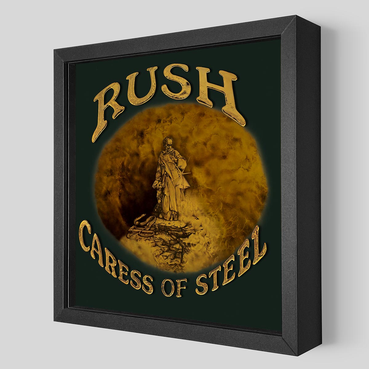Rush Caress of Steel Shadowbox Art | Artovision