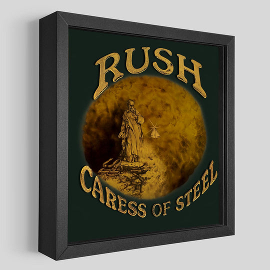 Rush Caress of Steel Shadowbox Art