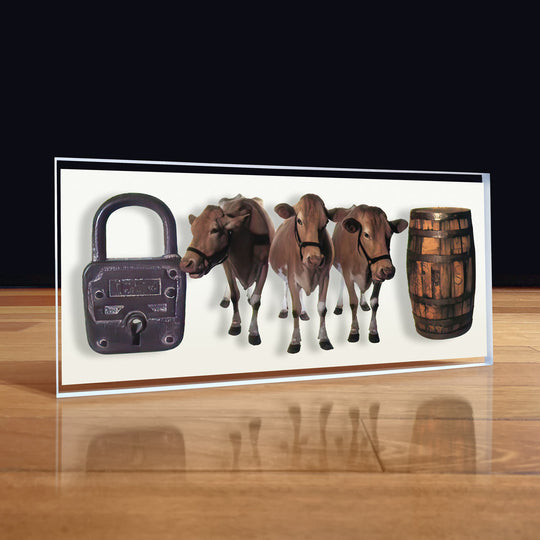 Rush Counterparts Lock, Stock, & Barrel Desktop Art