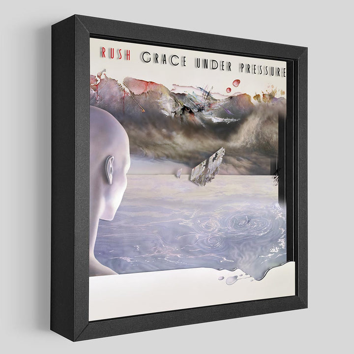Rush Grace Under Pressure Shadowbox Art