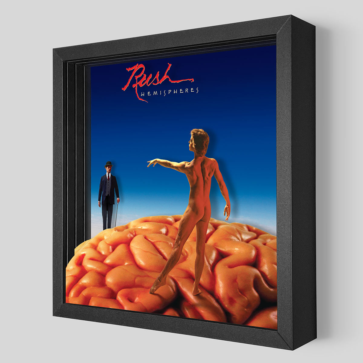 Rush Hemispheres Shadowbox Art
