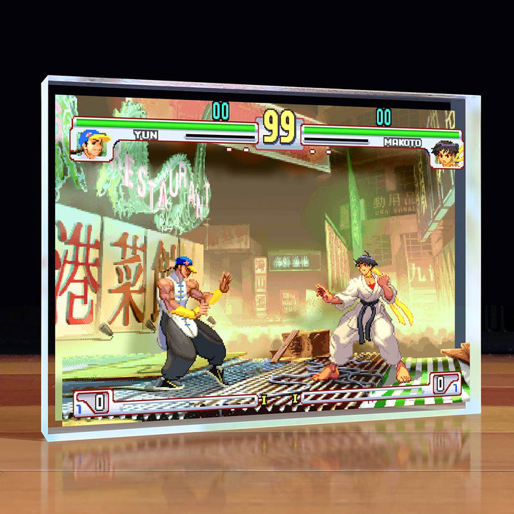 Street Fighter III : 3rd Strike - Yun vs. Makoto Desktop Art