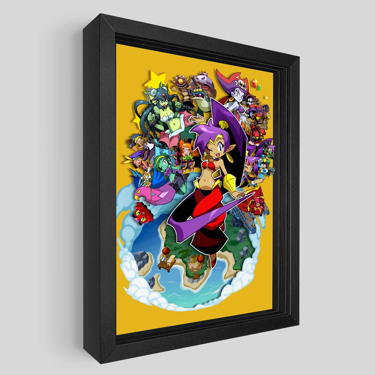 Shantae: Half-Genie Hero Shadowbox Art | Artovision