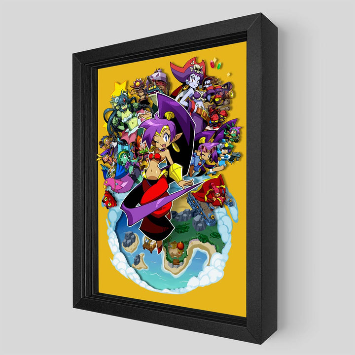 Shantae: Half-Genie Hero Shadowbox Art