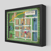 Silent Hill Map Shadowbox Art