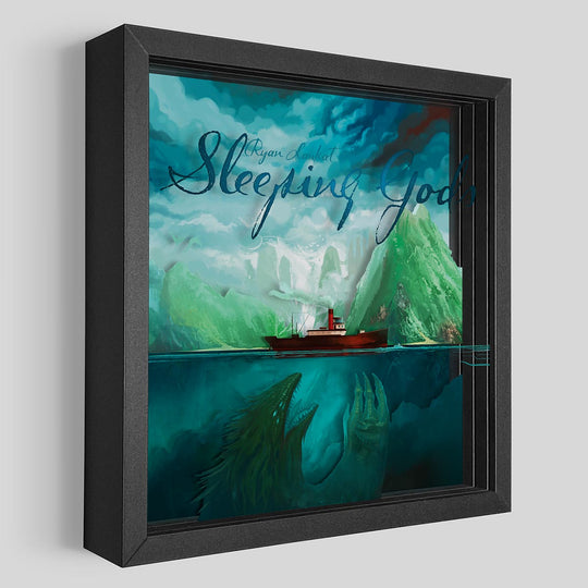 Sleeping Gods Shadowbox Art