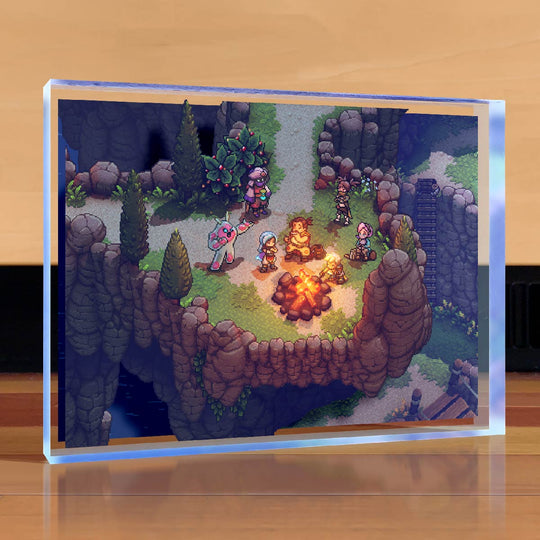 Sea of Stars Campfire Desktop Art