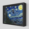 Starry Night Time Shadowbox Art