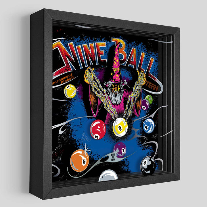 Nine Ball Shadowbox Art