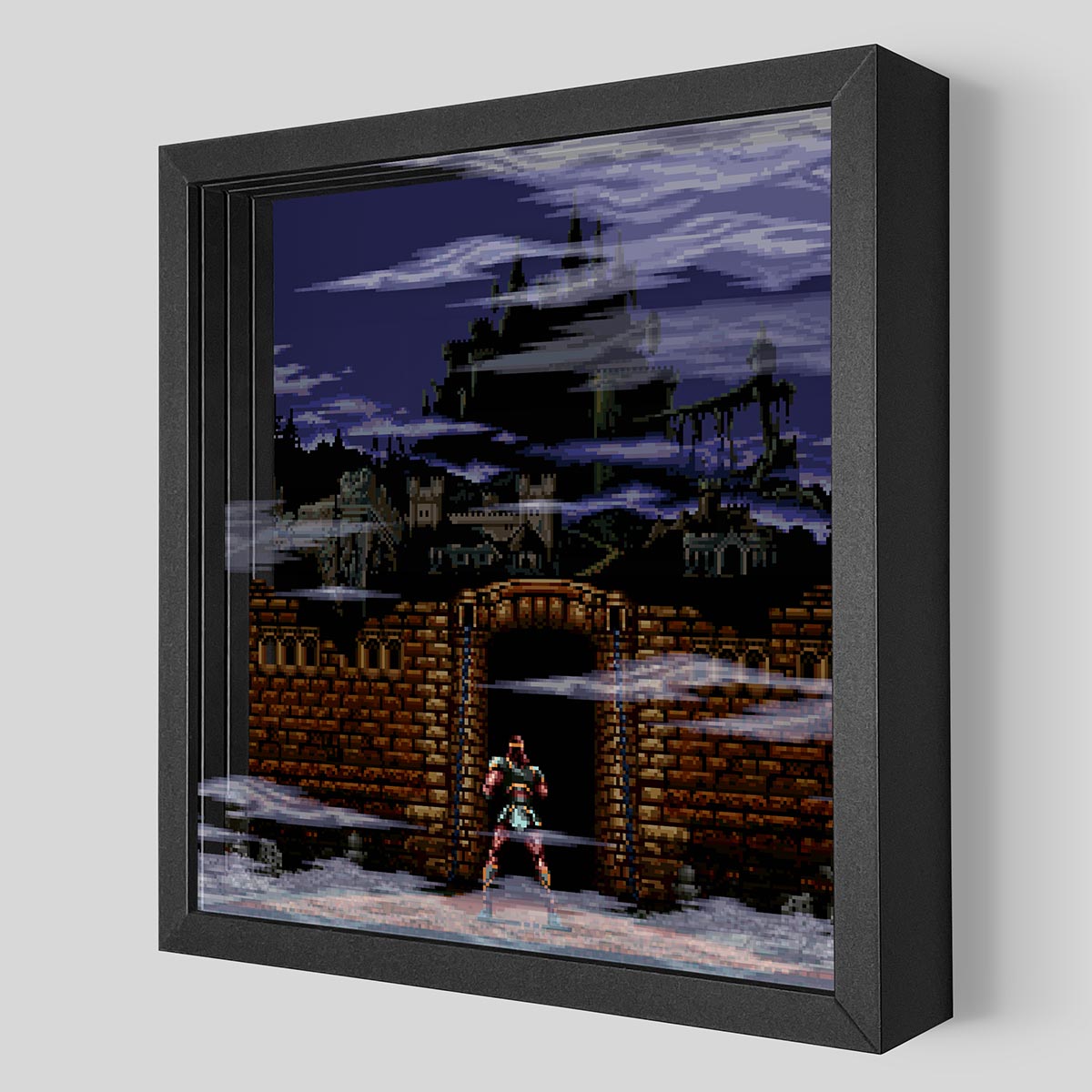 Super Castlevania IV Shadowbox Art