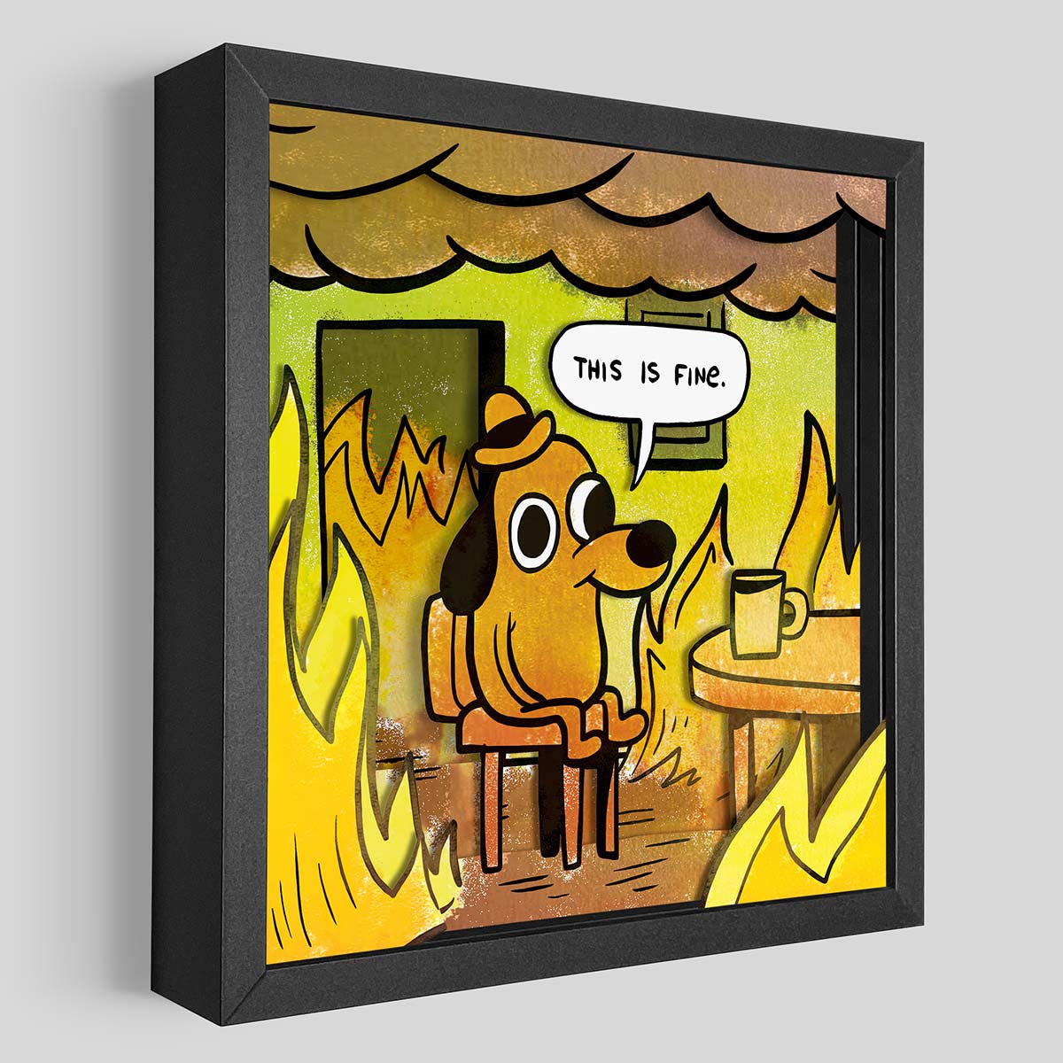 This is Fine Shadowbox Art