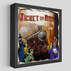 Ticket to Ride Shadowbox Art