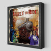 Ticket to Ride Shadowbox Art