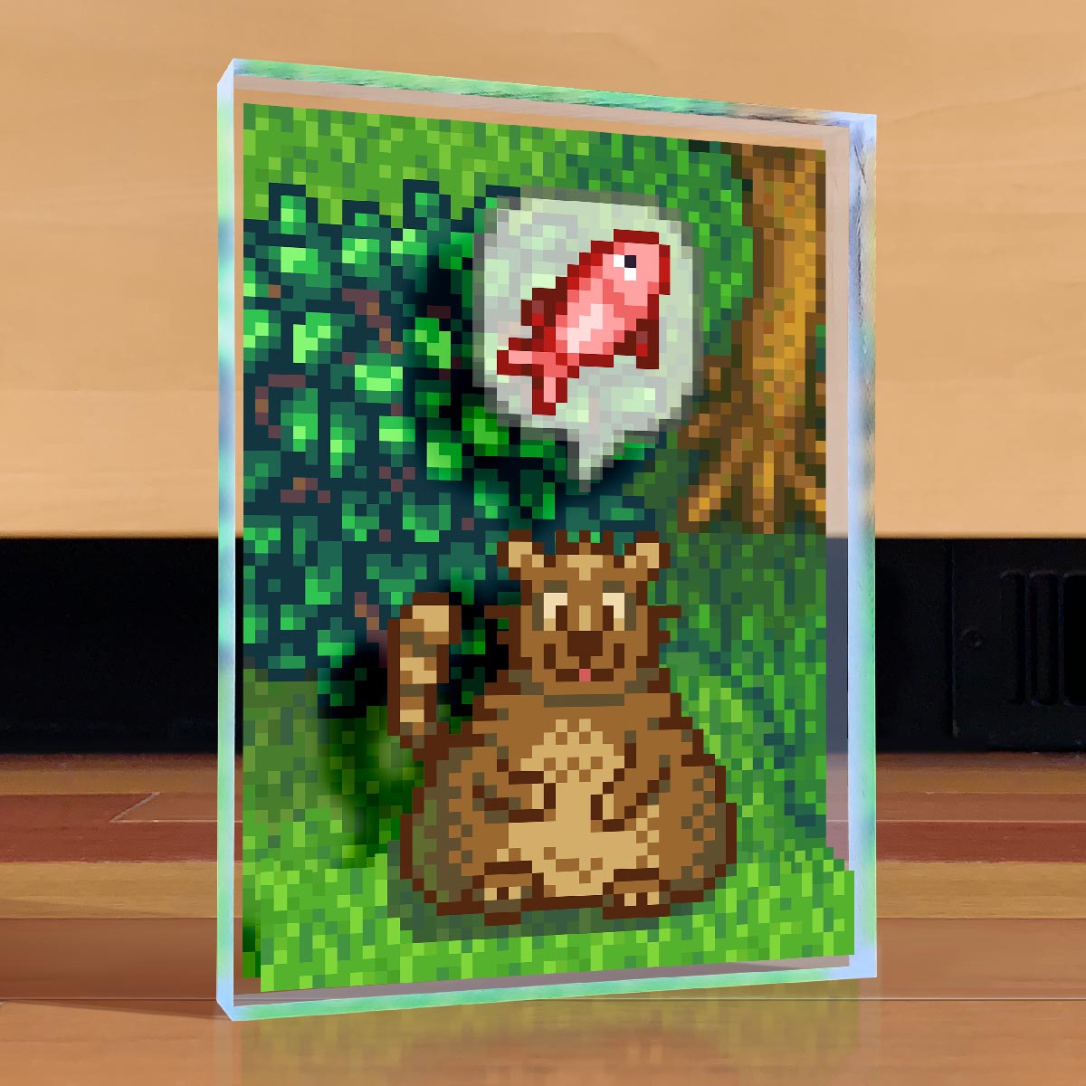 Stardew Valley Trash Bear Desktop Art