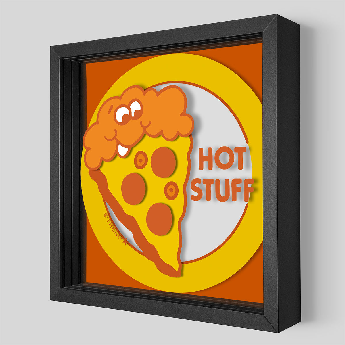 Hot Stuff Shadowbox Art