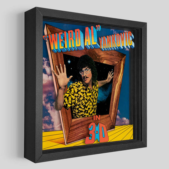Weird Al in 3D 3D Shadowbox Art