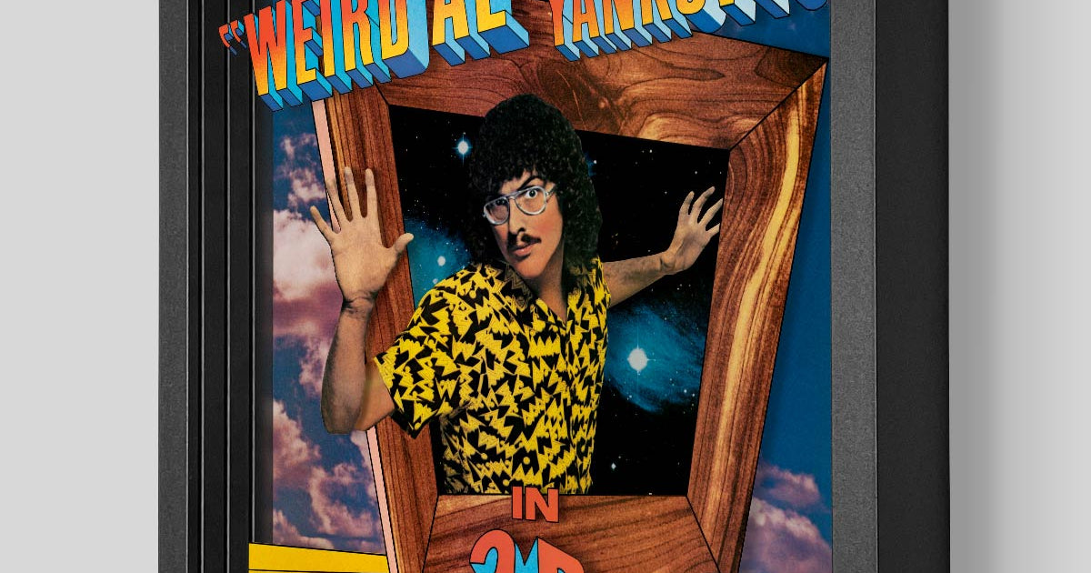 Weird Al in 3D 3D Shadowbox Art | Artovision