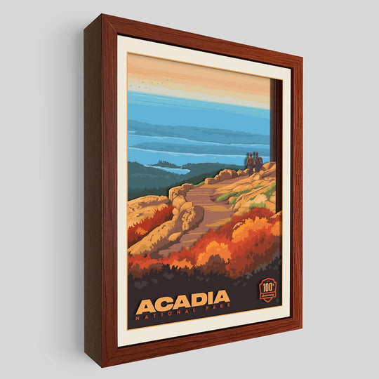 Acadia National Park Shadowbox Art