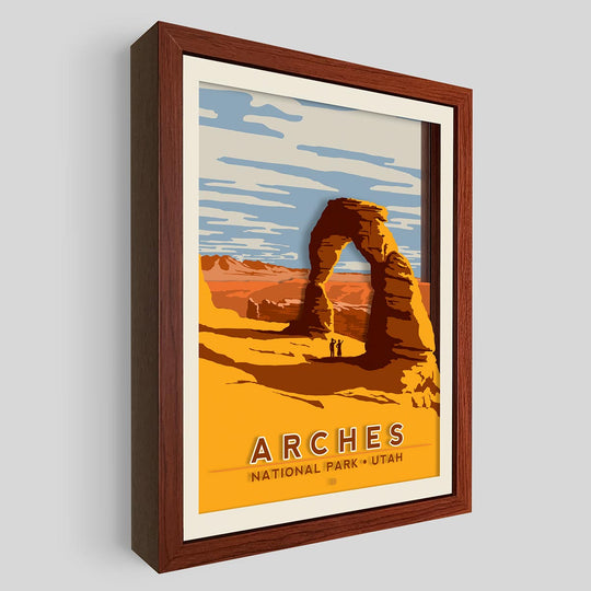 Arches National Park Shadowbox Art