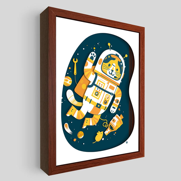 Astrocat Shadowbox Art