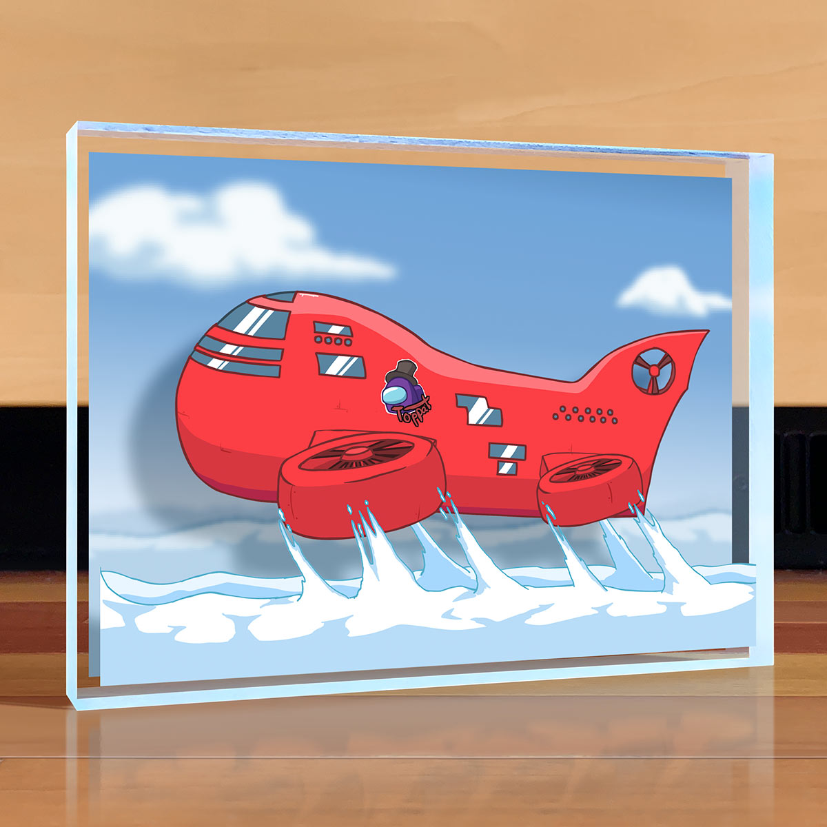 Among Us: Airship Desktop Art