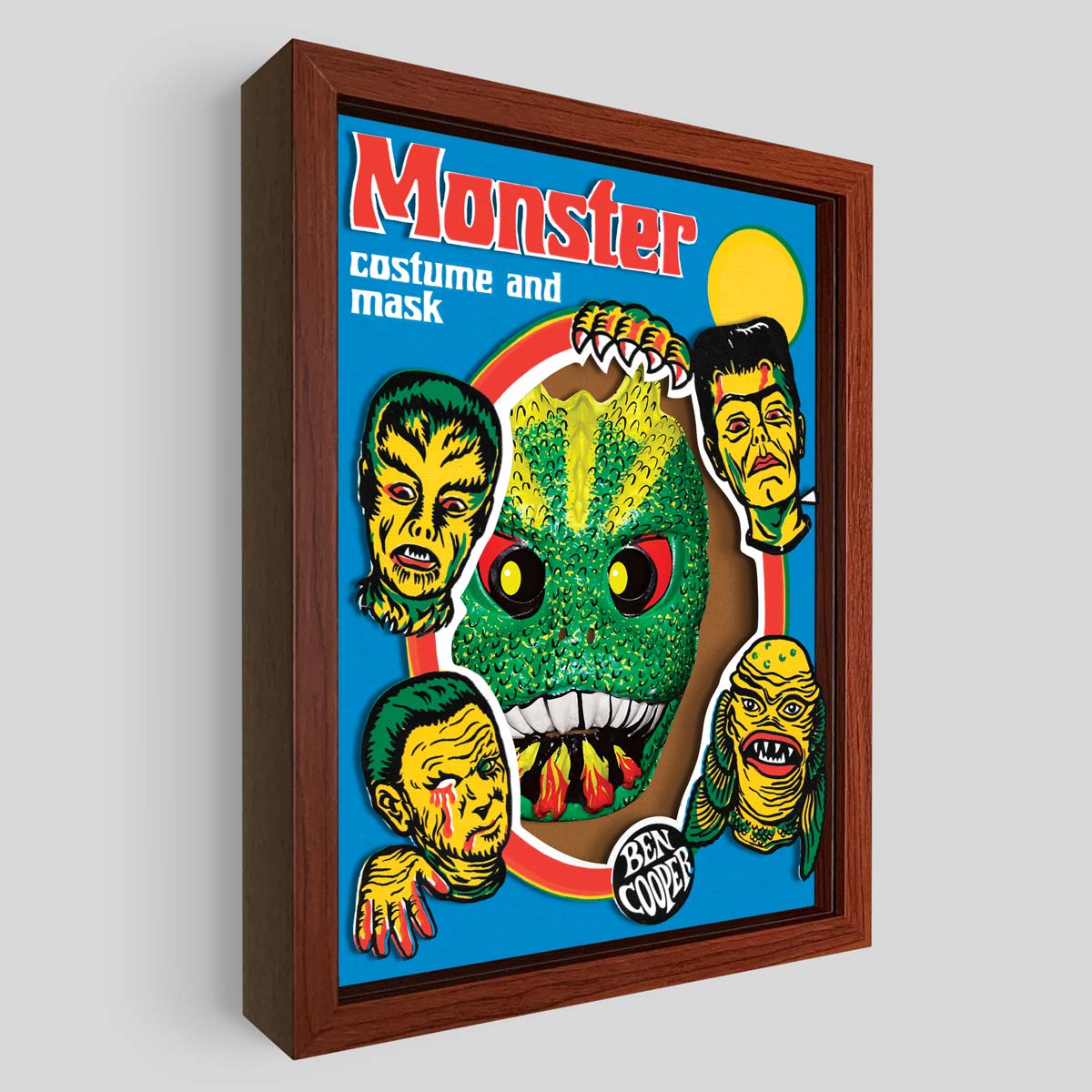 ben cooper monsters Ben Cooper Godzilla Shadowbox Art